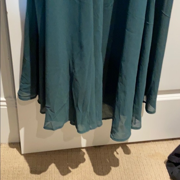 Lulus Green lace up dress - Picture 6 of 10